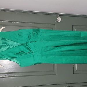 Green calvin klein dress